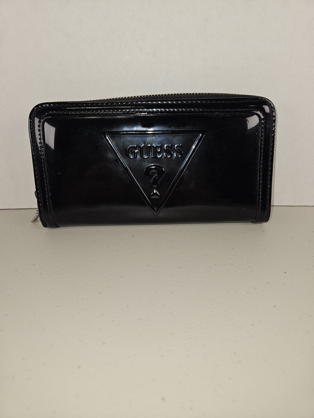 Guess Wallet Zip Black Around Baldwin Park Wallet Brand New